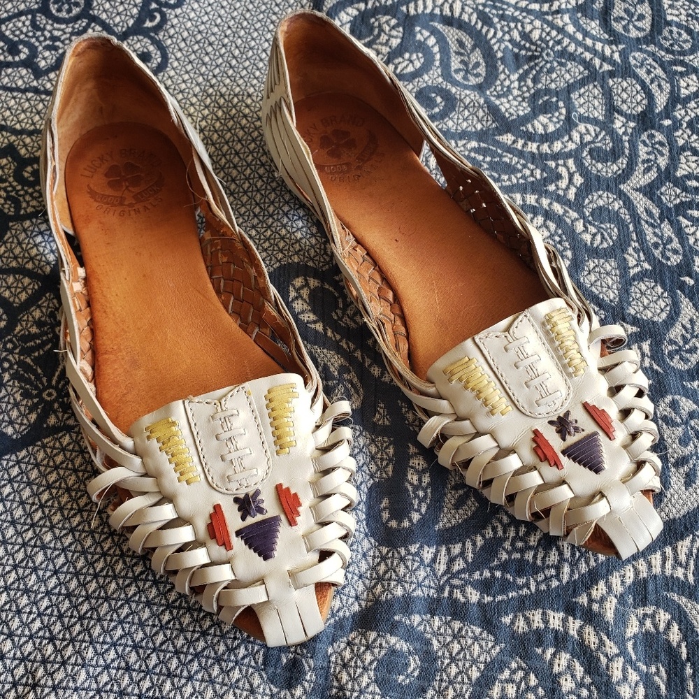 Lucky Brand leather flats